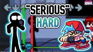 Cover art for fnf vs stickman (Serious)