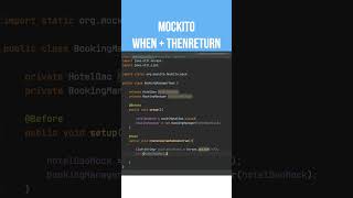 Use When and ThenReturn with Mockito #Mockito #unittesting