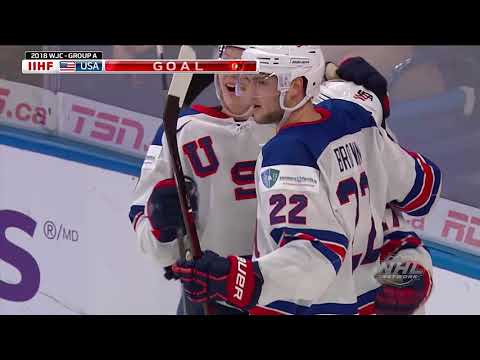 2018 WJC: Highlights - USA 9, Denmark 0