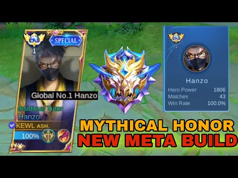 WINSTREAK BUILD AND EMBLEM FOR HANZO IS FINALLY HERE!! 🥳 ( Please try)