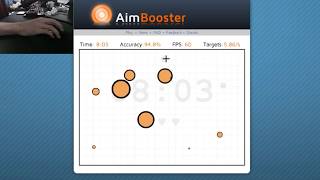 【手元あり】Aimbooster Challenge 8:21