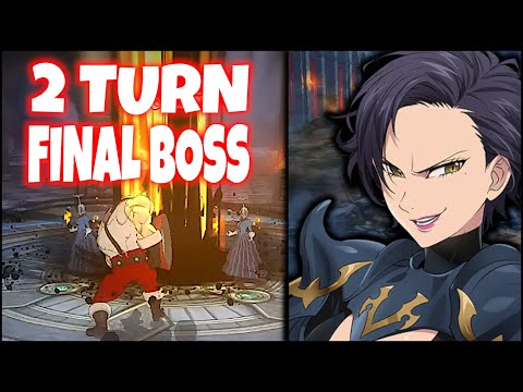 2 TURN FINAL BOSS+AUTOFARM MERLIN LEGENDARY DIFFICULTY - Seven Deadly Sins: Grand Cross