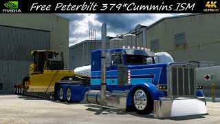 *Free Peterbilt 379*Cummins ISM* John Deere 870 Hauled Casper to Laramie JBX2/PNG ATS 4K 1.56