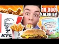 Ich esse 10.000 KALORIEN in 24 STUNDEN (CHALLENGE EXTREM)