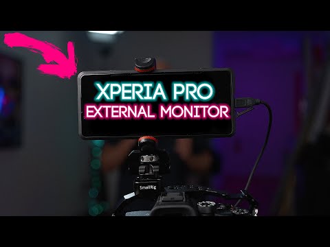 How to set up the Sony Xperia PRO as an External Monitor