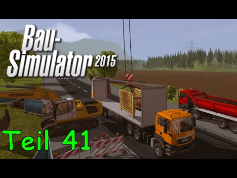 Let's Play Bau Simulator 2015 Teil 41 - Modernes Haus mit Flachdach und großem Teich