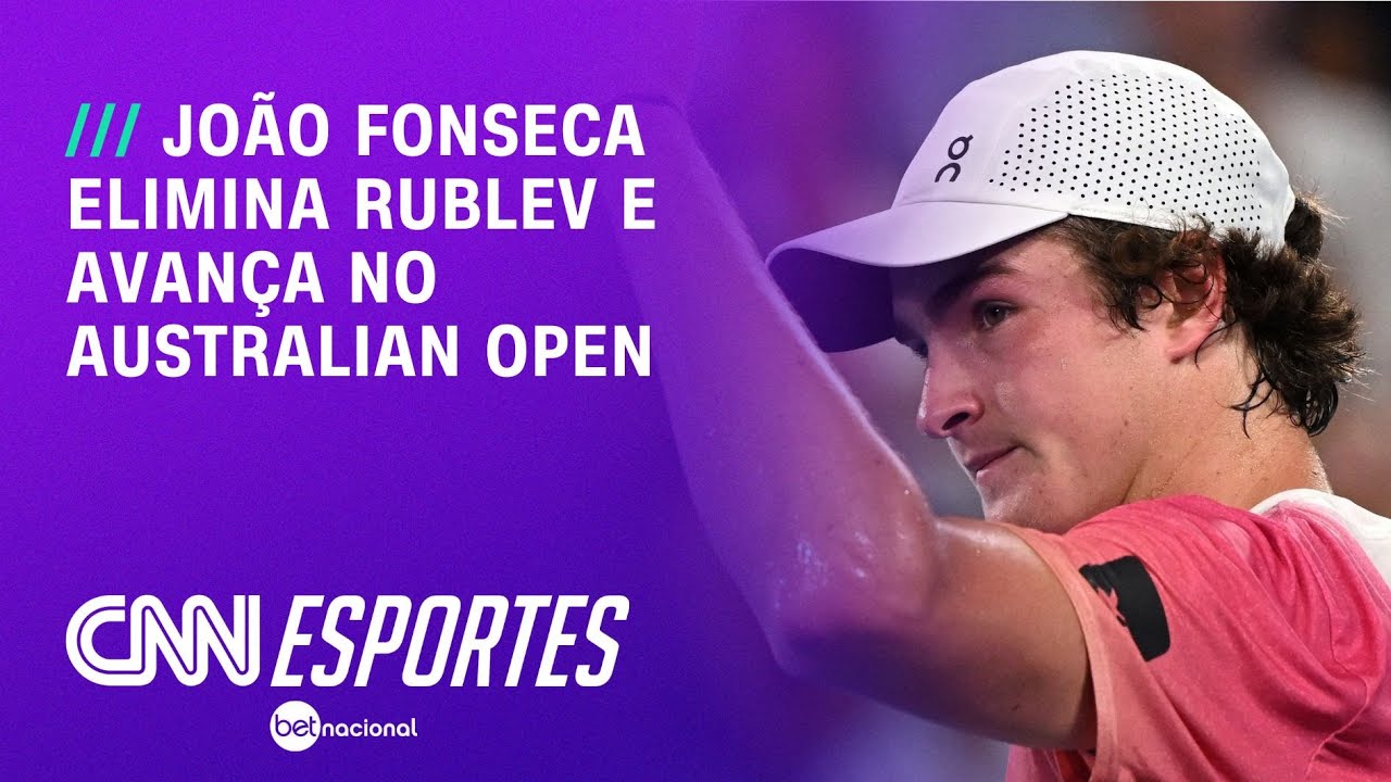 João Fonseca elimina Rublev e avança no Australian Open | LIVE CNN