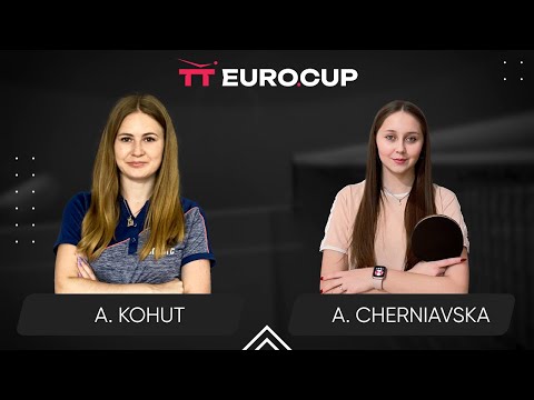 12:50 Alina Kohut - Alina Cherniavska 24.08.2024 TT Euro.Cup Women Ukraine Star. TABLE 4