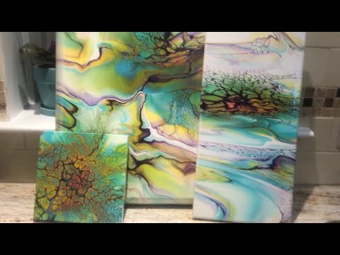 323. Fluid Art Abstract With A Focal Point! /  sheleeart bloom /  bloom technique