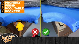 Pool Table Cloth Installation: How to Professionally Finish Your Pockets