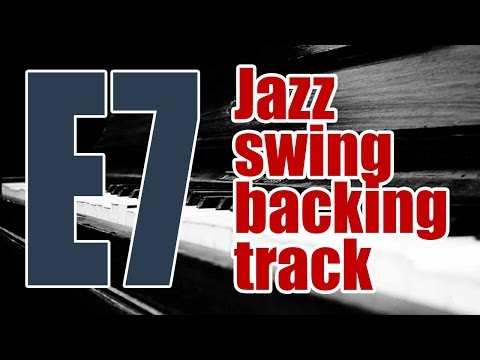 E7 Blues Jazz Swing Backing Track