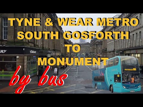 Tyne & Wear Metro : Replacement Bus : South Gosforth to Monument