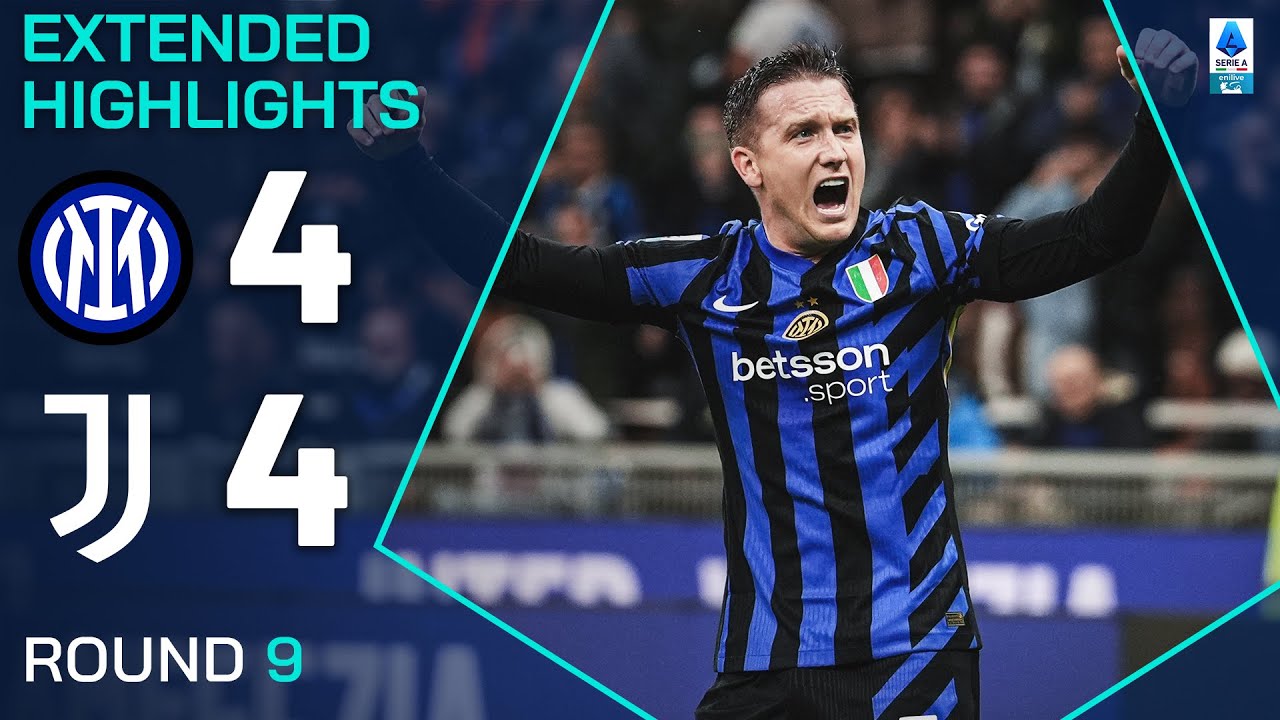 INTER-JUVENTUS 4-4 | EXTENDED HIGHLIGHTS | SERIE A 2024/25