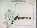 Classic Sesame Street Speech Balloon U For Umbrella 1969