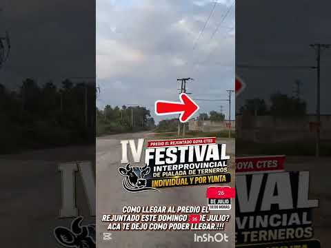 Domingo 26-J todos a Predio EL REJUNTADO inicia 10Hs 4º Festival Interprovincial de Pialada en Yunta