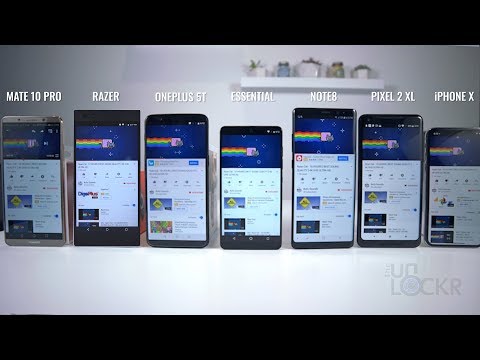 Battery Test: Razer Phone vs iPhone X vs OnePlus 5 vs Essential vs Note8 vs Pixel 2XL vs Mate 10 Pro
