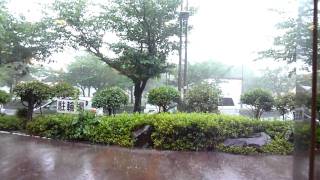 preview picture of video '熊本市、大雨。　２０１１－０６－１２'