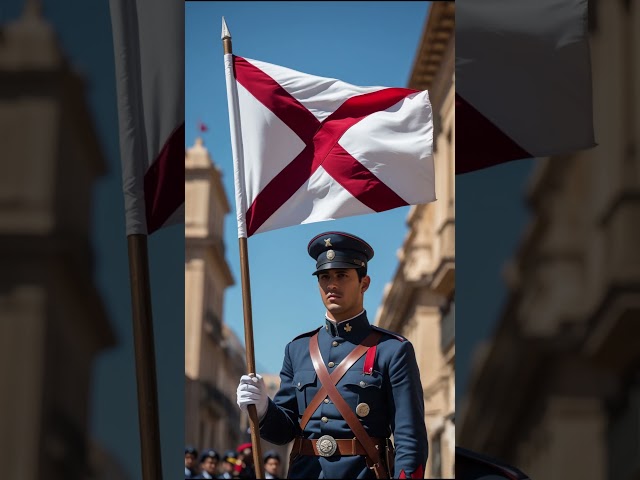 Vídeo relacionado con Durabol Bandera Cruz de Borgoña Imperio Español Águila Bicéfala Cruz de San Andrés Sagrado corazon Tercios Morados 150 x 90 cm Satén Brillante (Imperio Español)