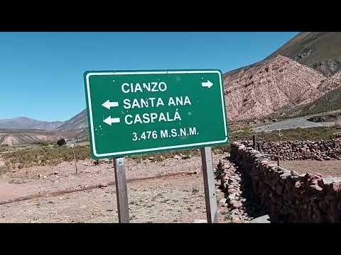 Rutas de la Quebrada y Puna de Jujuy (Video desde Humahuaca hasta Libertador General san Martin)