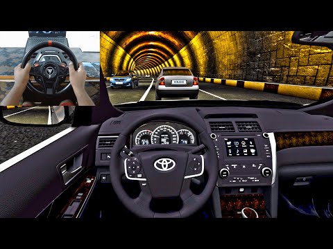 2015 Toyota Camry – City Car Driving [Steering Wheel Gameplay]