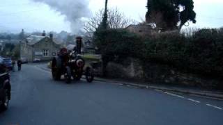 preview picture of video 'Burrell Traction Engine. 3017 Spider on the hill in Bishops Castle'