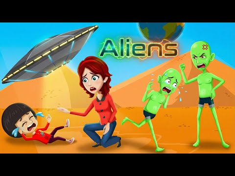 Aliens Come to McDonald's and Beat up Lily / Welcome back to Lily English Story!