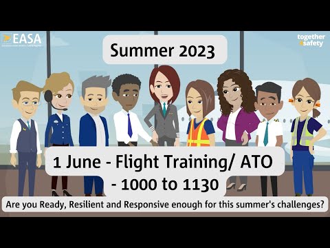 EASA Safety Week 2023 - Day 3 Flight Training/ ATO