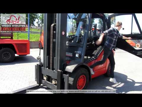 Forklift Gabelstapler Погрузчик Linde H50D BD 4088D