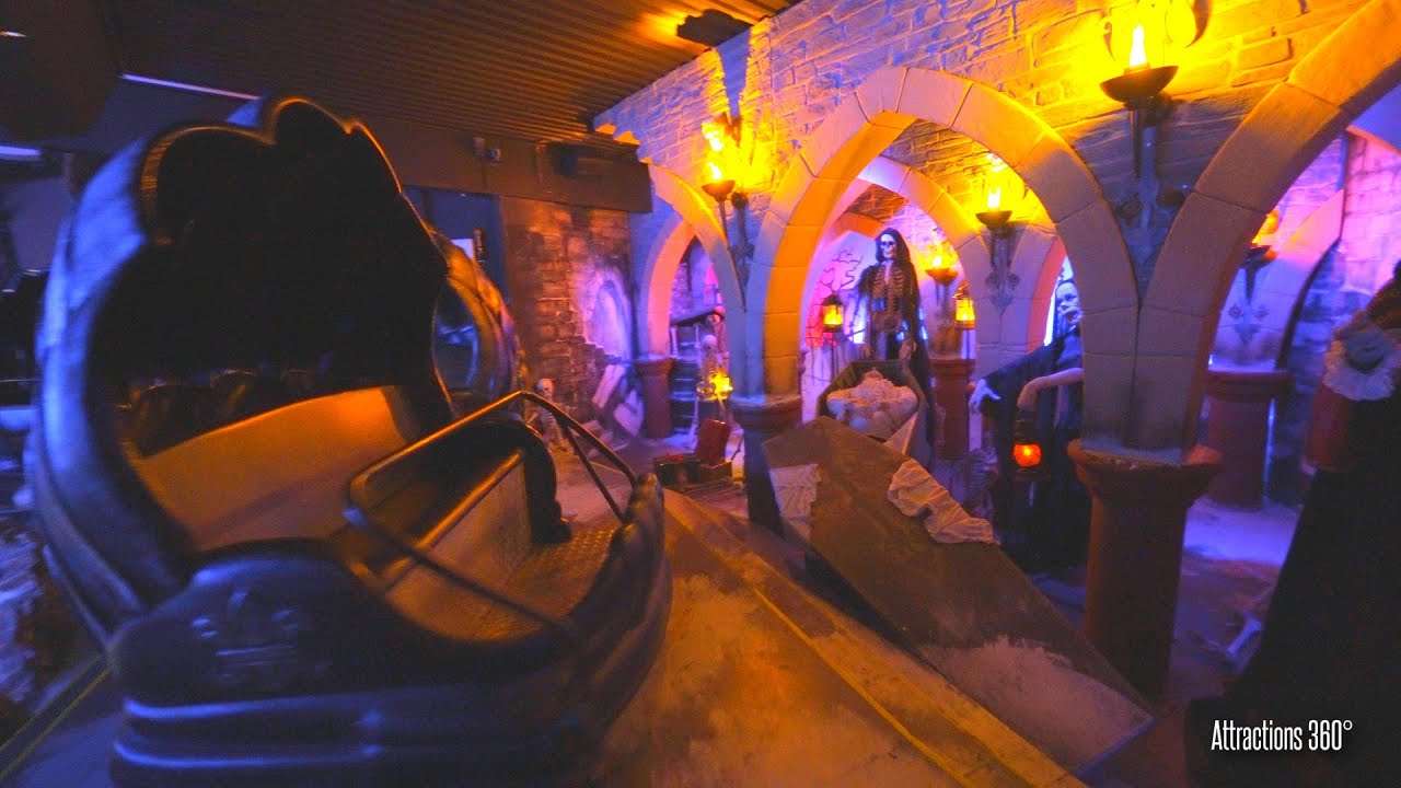 Ghost Castle Dark Ride Europa Theme Park 2021 Omnimover Haunted Ride