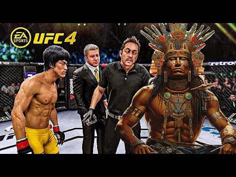 UFC 4 Bruce Lee Vs. Old Aztec Ea Sports