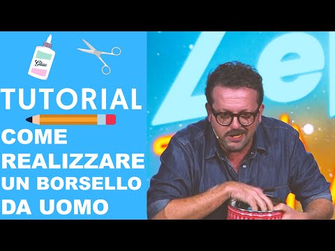 How to Make a Men's Wallet - Tutorial | Vincenzo Albano at Zelig Time 2019
