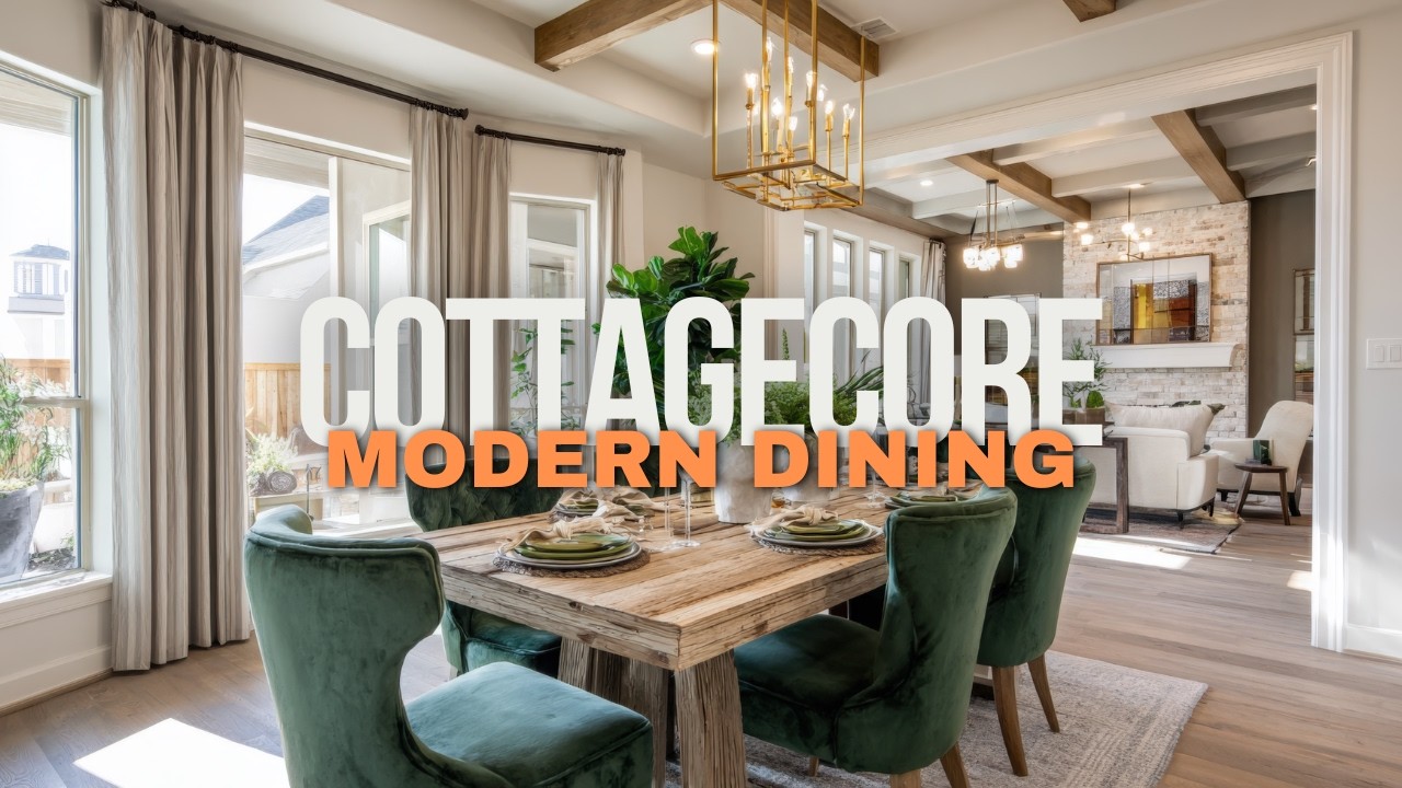 Modern Cottagecore Dining Room Makeover 2026 | Rustic Elegance & Cozy Styling Ideas