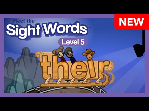 NEW! Meet the Sight Words Level 5 "their" | Preschool Prep Company