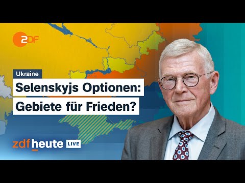 Ukraine: Putin fordert Aufgabe der Region Donezk | Ex-Nato-General Ramms bei ZDFheute live