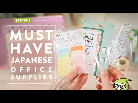 MUST-HAVE Japanese Office Supplies! ✨📎✂️ Innovative Sticky Notes, Rulers, & More!