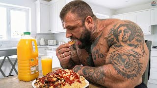 170 KG BIGGEST MONSTER who’s eating 20 000 CALORIES A DAY - GOLEM DIET - FULL DAY OF EATING