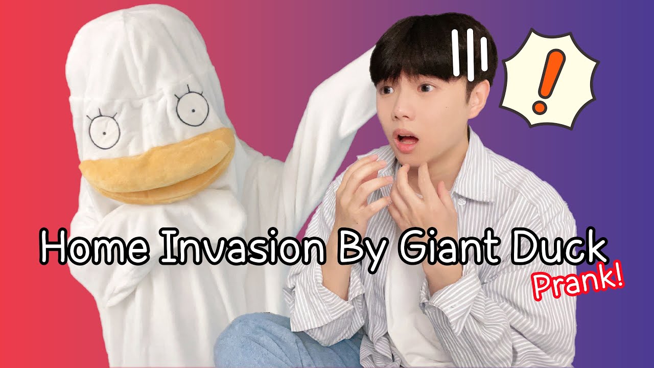 Stranger Duck At My House Prank On Boyfriend❗🦆 *Kibo Scream | He has no idea*[Gay Couple bl]