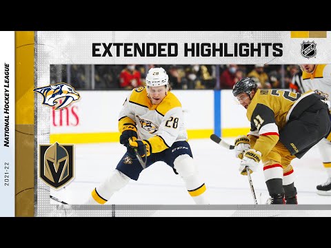 Nashville Predators vs Vegas Golden Knights Jan 4, 2022 HIGHLIGHTS