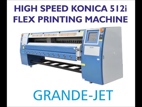 Konica minolta 512i flex printing machines, max printing siz...
