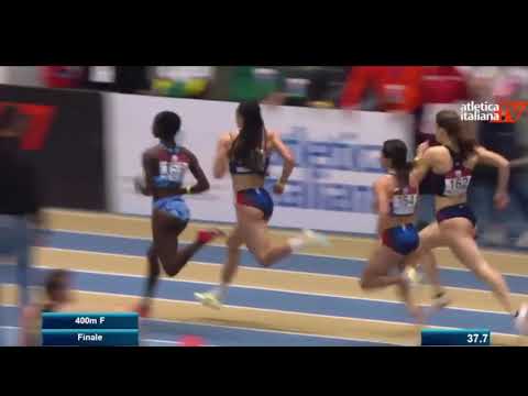 400 metri femminili Ancona 2022 | Campionati Italiani Assoluti indoor |
