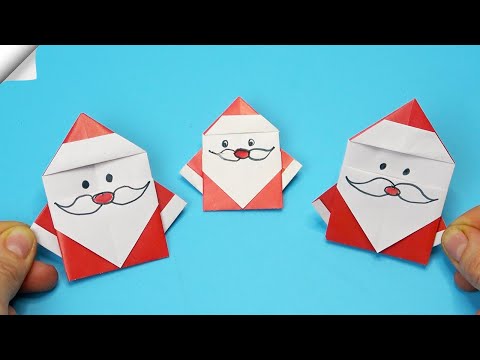 DIY paper crafts Paper toys Christmas crafts santa claus DIY santa claus