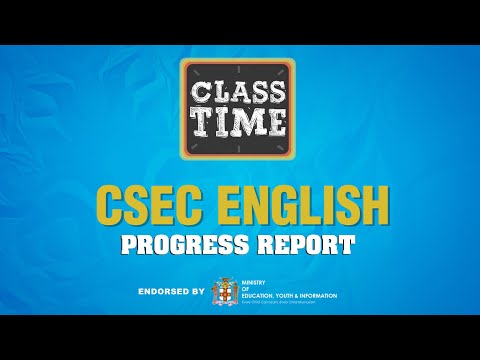 CSEC English Progress Report April 15 2021
