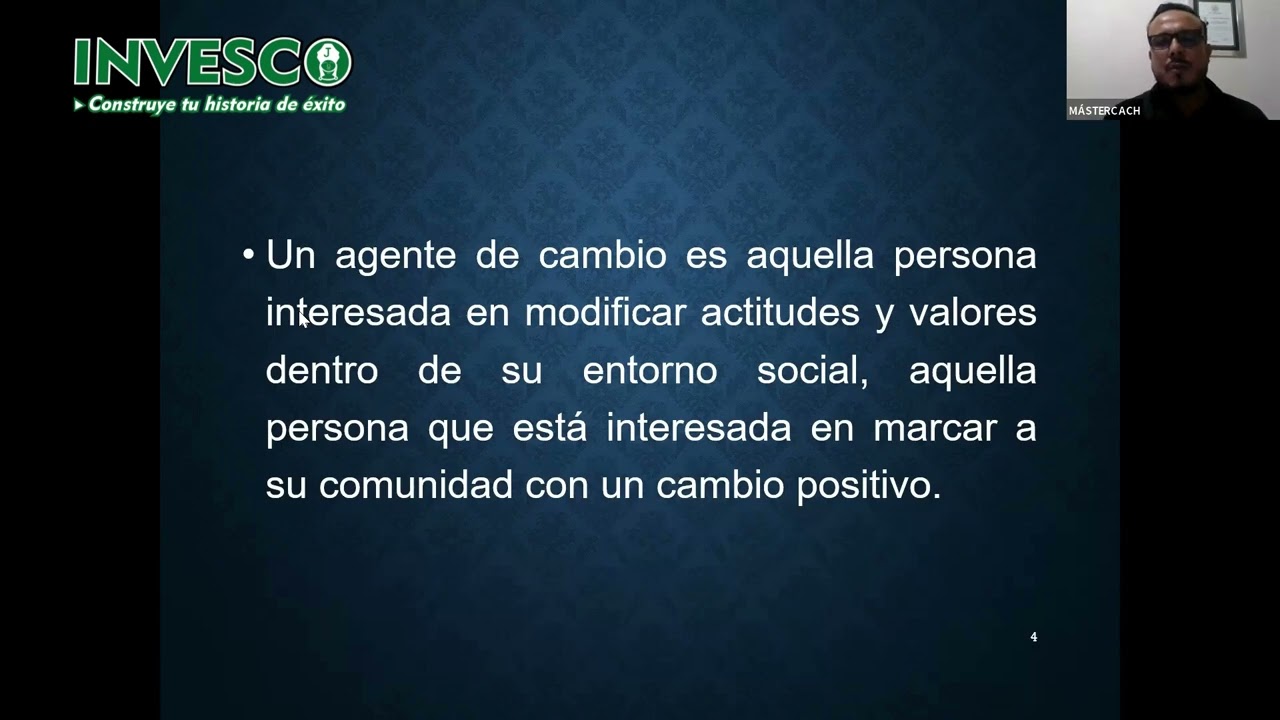 ¿Qué es un agente de cambio?