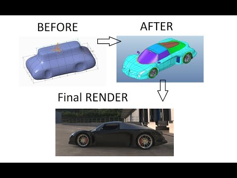 Creo Tutorial - Car modeling with Freestyle