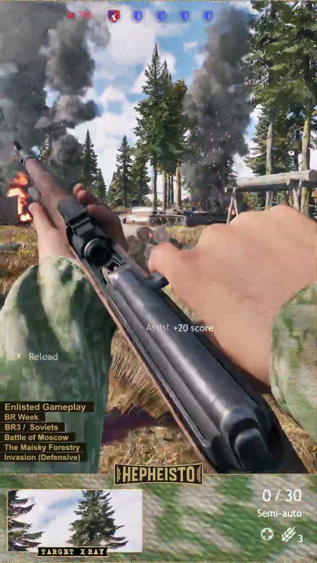 Anti Tank Gunner eliminates Tank StuG III F with Panzerfaust 60