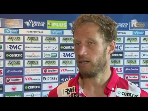Michel Breuer na afloop van Sparta - Ajax