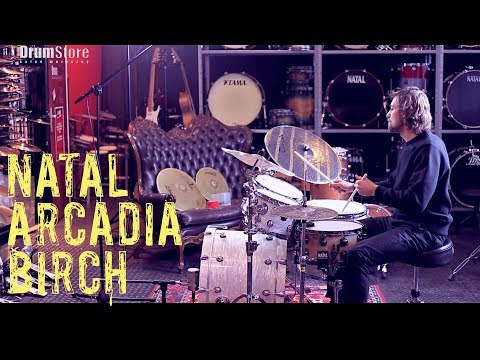 Natal Arcadia PRO Birch + Natal Maple Mappa Burl Snare - DrumStore TEST - play Tomasz Koper