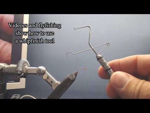 How to use a whipfinish tool