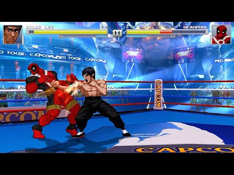 DEADPOOL vs bruce lee Fight Club Cartoon