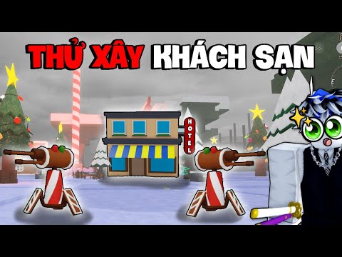 Mình Thử Xây KHÁCH SẠN 5 SAO Siêu An Toàn Trong 99 NIGHT IN THE FOREST...